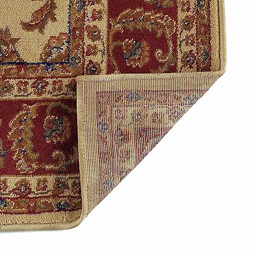 5x7 Area Rug for Living Room, Dining Room, Bedroom, Entryway | Alfombras para Salas | Traditional, Oriental | Indoor | Ivory 5'3'' x 7'3'' - color: Ivory - Sariya, size: 5'3" x 7'3" (Rectangular)