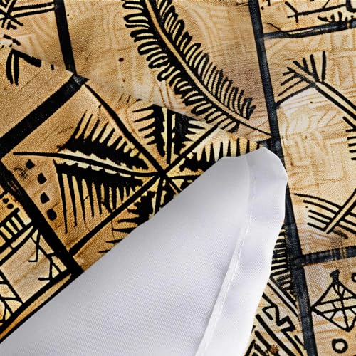 bzwcbei Polynesian Tapestry, Samoan Tapestry Aesthetics Wall Hanging for Bedroom, Tiki Traditional Pacific Island Tapa Tapestries Poster Blanket College Dorm Home Decor 90X70Inches - size: 90"L x 70"W