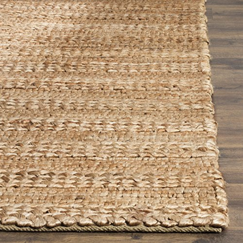 SAFAVIEH Natural Fiber Collection Accent Rug - 2' x 3', Natural, Handmade Jute, Braided Woven Design, Ideal for Living Room, Bedroom (NF212A) - color: Natural, size: 2' x 3' (Rectangular)