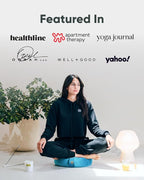 Mindful Modern Velvet Meditation Cushion | Luxe Zafu Yoga Floor Pillow Seat | Posture Support | Buckwheat Hull Filled | Large Round Cushion with Removable Washable Cover + Carry Handle