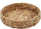 Fruit Tray Weaving by Grass, Round Bins for Vegetable, Arts and Crafts. (Large)