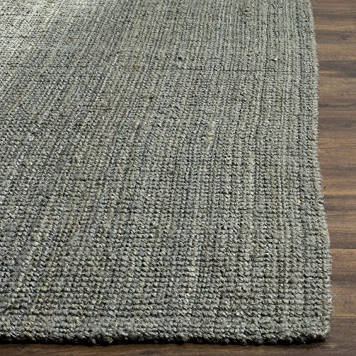 SAFAVIEH Natural Fiber Collection Runner Rug - 2'3" x 7', Green & Grey, Handmade Farmhouse Jute, Ideal for High Traffic Areas in Living Room, Bedroom (NF730B) - color: Green/Grey, size: 2'3" x 7' (Runner)