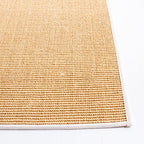 Martha Stewart SAFAVIEH x Collection Area Rug - 2'3" x 8' Runner, Natural & White, Sisal & Jute, Ideal for Living Room, Hallway, Foyer, Entryway, Bedroom (MSR9501H) - color: Natural/White, size: 2'3" x 8' (Runner)