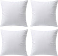 Phantoscope 18x18 Pillow Inserts, Set of 4 Lightweight Down Alternative Throw Pillows for Couch, Soft Indoor Decorative Pillow Forms Cushion Inserts for Bed