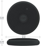 Bouncyband – Wiggle Seat – Gray, 13” D – Large Sensory Cushion for Kids Ages 6-18+ – Promotes Active Learning, Improves Student Productivity, Includes Easy-Inflation Pump