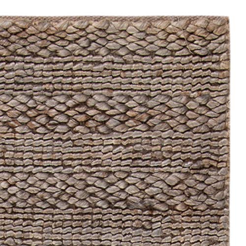 SAFAVIEH Natural Fiber Collection Runner Rug - 2'3" x 6', Beige, Handmade Jute, Braided Woven Design, Ideal for Living Room, Bedroom (NF212B) - color: Beige, size: 2'3" x 6' (Runner)
