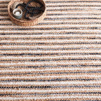 SAFAVIEH Cape Cod Collection Accent Rug - 3' x 5', Natural & Navy, Handmade, Braided Design, Ideal for The Living Room, Bedroom, Dining Room (CAP151N-3) - color: Natural/Navy, size: 3' x 5' (Rectangular)