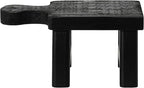 Creative Co-Op Decorative Wood Pedestal, Black