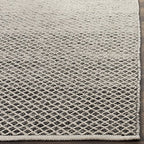 SAFAVIEH Montauk Collection Accent Rug - 4' x 6', Black & Ivory, Handmade Cotton, Ideal for High Traffic Areas in Entryway, Living Room, Bedroom (MTK601A)