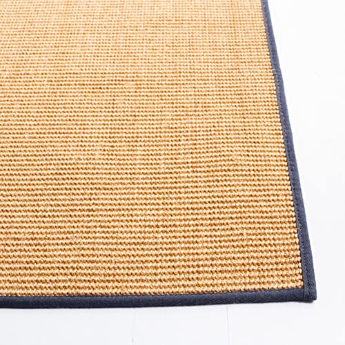 Martha Stewart SAFAVIEH x Collection Area Rug - 2'3" x 8' Runner, Natural & Grey, Sisal & Jute, Ideal for Living Room, Hallway, Foyer, Entryway, Bedroom (MSR9501G) - color: Natural/Grey, size: 2'3" x 8' (Runner)