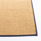 Martha Stewart SAFAVIEH x Collection Area Rug - 2'3" x 8' Runner, Natural & Grey, Sisal & Jute, Ideal for Living Room, Hallway, Foyer, Entryway, Bedroom (MSR9501G) - color: Natural/Grey, size: 2'3" x 8' (Runner)