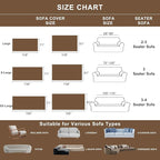 ROOMLIFE Couch Cover Boho Sofa Covers for 3 Cushion Couch Washable, Furniture Protector Sofa Couch Cover for Dogs, Soft Breathable Sofa Slipcover, Couch Throw Blankets with Tassels 71''X134''