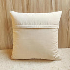 Boho Abstract Tufted Throw Pillow Cover, Neutral Terracotta Blush Pink Beige Embroidery Cushion Cover, Modern Abstract Art Decorative Pillowcase for Sofa Couch Living Room Bedroom, 18x18 Inch (Pillow