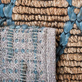 SAFAVIEH Natural Fiber Collection Accent Rug - 3' x 5', Natural & Navy, Handmade Farmhouse Boho Coastal Rustic Trellis Jute, Ideal for High Traffic Areas in Entryway, Living Room, Bedroom (NF951N) - color: Natural/Navy, size: 3' x 5' (Rectangular)