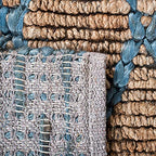 SAFAVIEH Natural Fiber Collection Accent Rug - 3' x 5', Natural & Navy, Handmade Farmhouse Boho Coastal Rustic Trellis Jute, Ideal for High Traffic Areas in Entryway, Living Room, Bedroom (NF951N) - color: Natural/Navy, size: 3' x 5' (Rectangular)