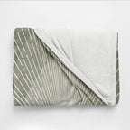 Boho Moss Green Sunrise Mid Century Throws Blankets Modern Abstract Decorative Blankets Boho Minimalist Geometric Aesthetic Soft Warm Bed Bedding Blankets for Couch Bedroom Office 70"x80"