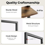 Bamworld Wall Plant Holder Hanging Planters for Indoor Plants Frames Decor Wall Planters for Small Pots Floating Shelves for Living Room Window