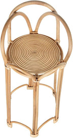 KOUBOO Rattan Loop Indoor Plant Stand, 26 inches, Natural Planter Brown