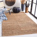 SAFAVIEH Area Rug 3x5 - Natural Fiber Collection - Natural Brown, Handmade Jute, Farmhouse Style, Chunky Textured Thick Pile (NF750C) - color: Natural, size: 3' x 5' (Rectangular)