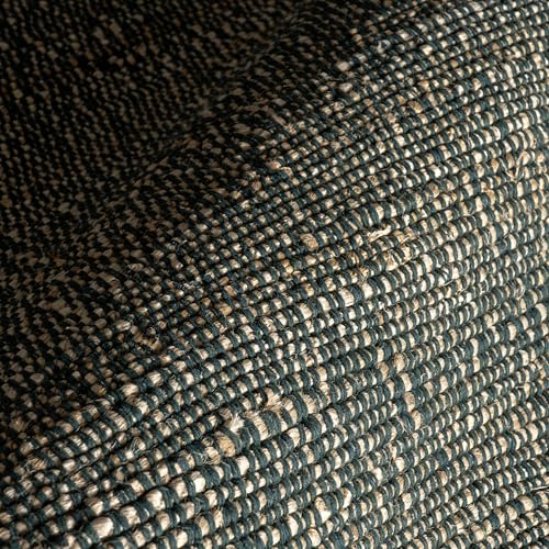 Nuloom Elfriede Handmade, Green/Natural, 7'6" x 9'6", Solid, Rustic, Jute, Soft and Textured, High Traffic, Stain Resistant, Easy Clean, Durable Area Rug for Bedroom, Living Room, Dining, Den, Foyer - color: Green, size: 7'6" x 9'6" (Rectangular)