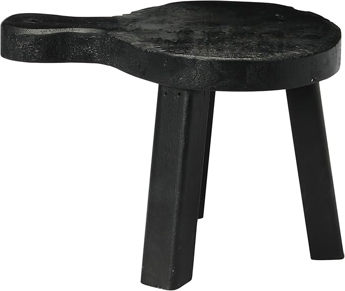 Creative Co-Op Decorative Wood Pedestal, Black