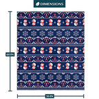 PAVILIA Christmas Snowman Throw Blanket | Blue Holiday Christmas Fleece Blanket | Soft, Plush, Warm Winter Cabin Throw, 50x60 (Blue Christmas) - color: Blue Christmas, size: 50 x 60 Inches - Throw