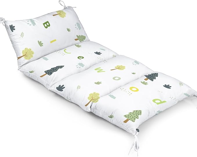 BlueWood Cushion for Climbing Arch, Montessori Philosophy Soft and Non-Slip Pillow for Kids, Pikler Cushion for Reading, Playing, Games, Parties (Forest)