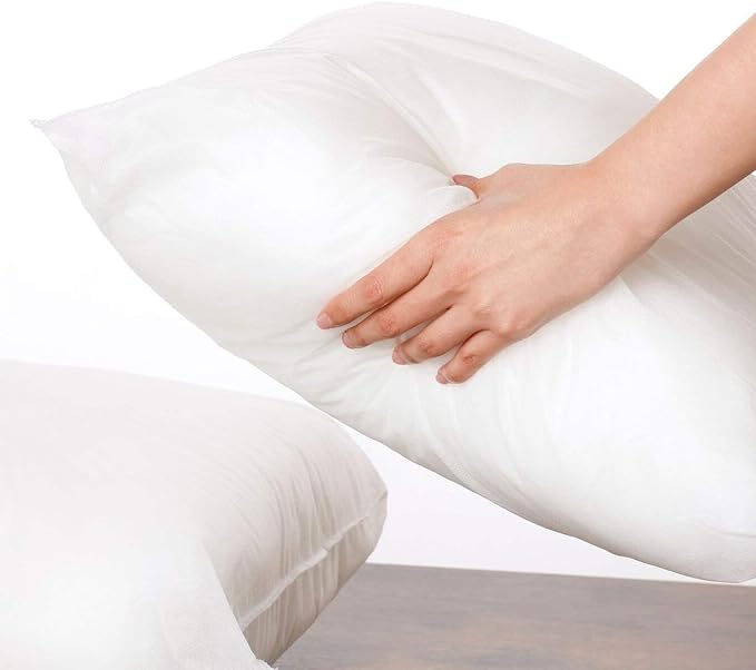 16 x 16 inches Pillow Inserts, Set of 4 Hypoallergenic Brushed Microfiber Liner Down Alternative Filled Square Cushion Throw Pillow