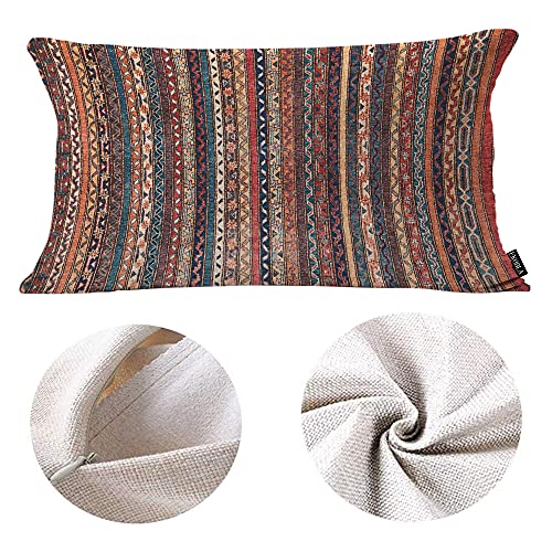 EKOBLA Square Throw Pillow Cover 12x20 Inches - color: Multi-bs01, size: 20" x 12" (Pack of 1)