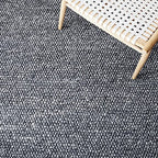 SAFAVIEH Natura Collection Runner Rug - 2'3" x 8', Dark Grey, Handmade Wool Blend, Textured Design, Ideal for Hallway, Bedroom, Foyer (NAT620H) - color: Dark Grey, size: 2'3" x 8' (Runner)