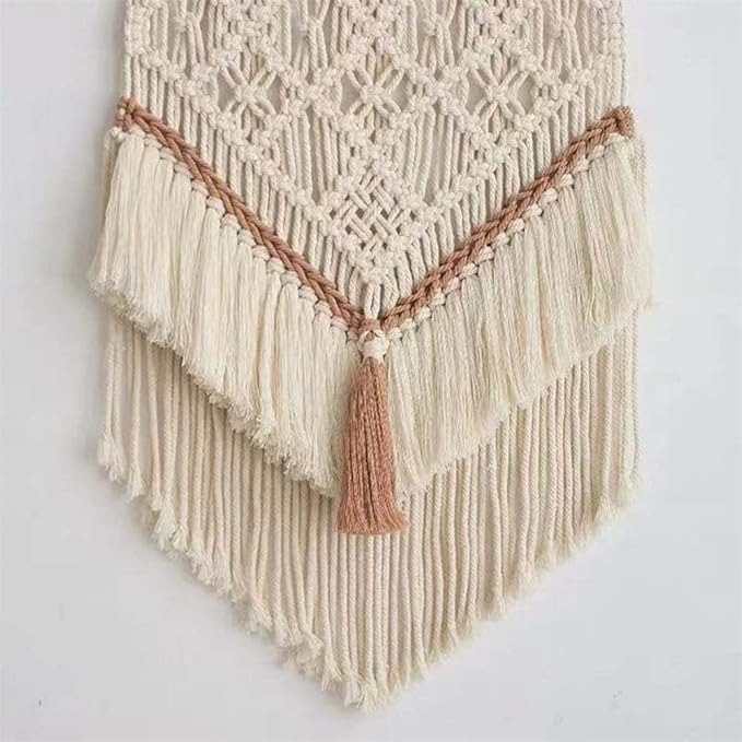 BMIDRUT Hanging Macrame Tapestry Dream Catchers Hand Woven Tapestries Boho Wall Art Decor Home Wall Decor Wall Pediment