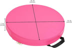 6 Pcs Flexible Floor Cushion for Classroom, Floor Cushions Easy to Clean and Carry,16''x16''x2'' Soft Cushion for Learning Sitting Daycare School Chair Yoga and Meditation (PU Leather)