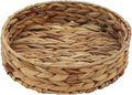Fruit Tray Weaving by Grass, Round Bins for Vegetable, Arts and Crafts. (Small)
