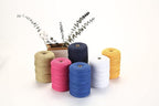 Macrame Cord 3mm x 328yards Natural Macrame Cotton Rope Colored Macrame Rope Soft Cotton Cord Macrame Supplies Craft Rope Macrame Yarn for Plant Hanger Wall Hanger Dreamcatcher (Caramel Colour)