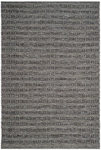 SAFAVIEH Montauk Collection Area Rug - 5' x 7', Ivory & Dark Grey, Handmade Flat Weave Cotton, Ideal for High Traffic Areas in Living Room, Bedroom (MTK413A) - size: 5' x 7' (Rectangular)