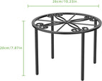 Plant Stand 1 PCS-10.2 IN Flower Pot Stand Plant Rack for Indoor and Outdoor Courtyard Gardens Black