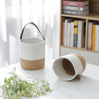 pack 2 Rope wall Hanging Basket,woven hanging basket for Organizing Plants, Key, Sunglasses,Small Storagen Basket for Kitchen Wall Decor Bathroom home Decor