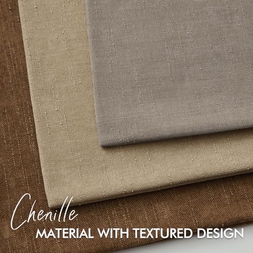 Set of 2 Textured Throw Pillow Covers Decorative Soft Accent Square Chenille Pillowcases Neutral Farmhouse Cushions Modern Home Decor for Couch Sofa Bedroom Living Room 18x18 Inch, Khaki Camel - color: Starfish, size: 18" x 18" (Pack of 2)