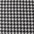 Yeiotsy 2pcs Houndstooth Throw Pillow Covers Geometric Cushion Case for Couch Sofa Bed and Chair Made of Cotton and Linen (18 X 18 Inches, Black) - color: Black