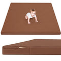 Waterproof Baby Play Mat for Floor Memory Foam 79 * 79 Cushion Playpen Playmat Tummy Time Nursery Rug Thick Pad Create Soft & Safe Area for Infants,Toddler,Kids,Chestnut