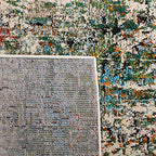 SAFAVIEH Madison Collection Runner Rug - 2'2" x 10', Green & Turquoise, Modern Abstract Design, Non-Shedding & Easy Care, Ideal for High Traffic Areas in Living Room, Bedroom (MAD460Y) - color: Green/Turquoise, size: 2'2" x 10' (Runner)