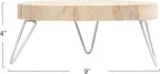 Decorative Paulownia Wood Pedestal, Natural