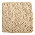 Nearly Natural 18in. Boho Cross Woven Macrame Decorative Pillow Cover