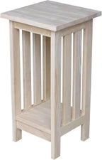 International Concepts Mission Plant Stand, 24-Inch High, Solid Parawood, Unfinished