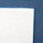 Martha Stewart x SAFAVIEH Area Rug Collection - 2'3" x 8' Runner, Blue, Sisal & Jute, Farmhouse Style, Ideal for Living Room, Bedroom, Foyer, Hallway (MSR9501M) - color: Blue, size: 2'3" x 8' (Runner)