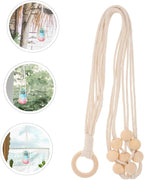 BESPORTBLE Macrame Hanging Planter Basket for Indoor Plants Handwoven Boho Plant Hanger Versatile Wall and Ceiling Decor for Home Office and Balcony Garden