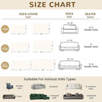 ROOMLIFE Beige Boho Couch Cover Sofa Covers with Tassel Farmhouse Sofa Slipcover Simple Couch Protector for Dogs Chenille Sectional Couch Covers L Shaped Couch Cushion Covers, 71"x 118"