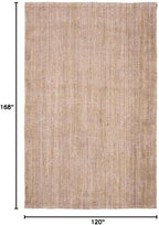 SAFAVIEH Natural Fiber Collection Area Rug - 10' x 14', Grey, Handmade Farmhouse Country Boho Rustic Jute, Ideal for High Traffic Areas in Living Room, Bedroom (NF808F)