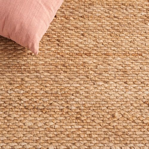 SAFAVIEH Natural Fiber Collection Runner Rug - 2'6" x 12', Natural, Handmade Jute, Ideal for High Traffic Areas in Living Room, Bedroom (NF459A) - size: 2'6" x 12' (Runner)