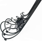 2 Pack Metal Potted Plant Stand Tall Flower Pot Stands Potted Holder Indoor Outdoor Decorative Plant Display Rack for Garden